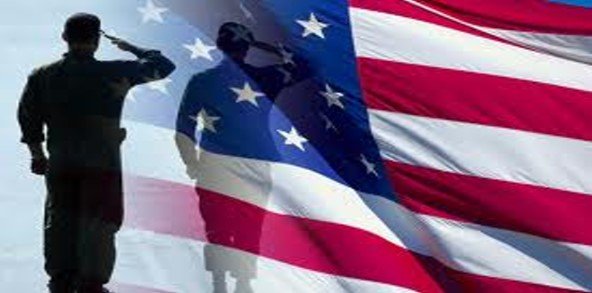 Saluting the Flag