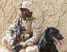 Marine with Friend
