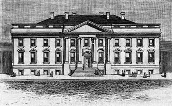The Whitehouse in 1800